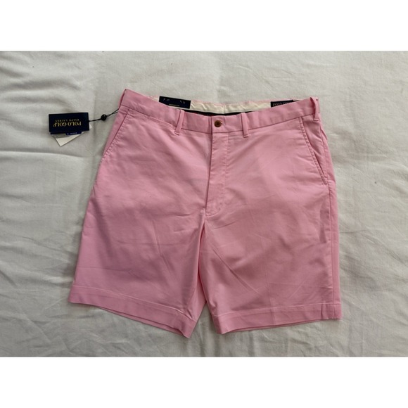 Polo Ralph Lauren Other - NEW Polo Ralph Lauren Classic Fit Golf 5/15 Pink Shorts Mens Size 36 POLO SHORTS